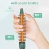 61qB-70TzeL._SL1500_.jpg Mini Thermal Round Brush, 0.35 Inch Barrel Volume Heat Styling Brush for Men and Women Short Thin Curly Straight Hair, Heated Curling Iron,12 Temperature Setting (0.95 Inch with Bristles)