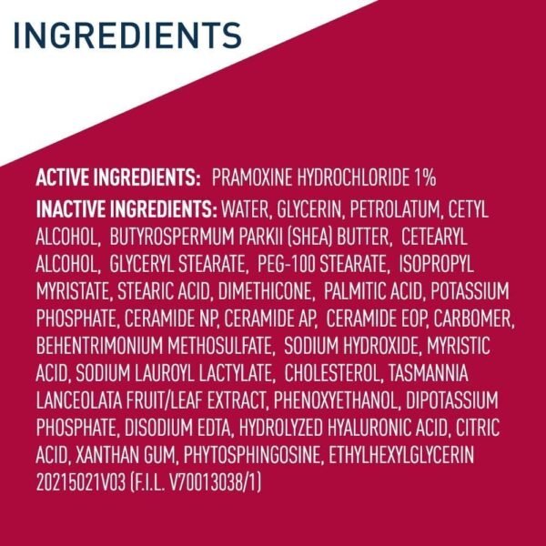 CeraVe Moisturizing Cream for Dry Skin Relief, 12 Ounce, Fragrance Free Cream with Pramoxine for Itch Relief