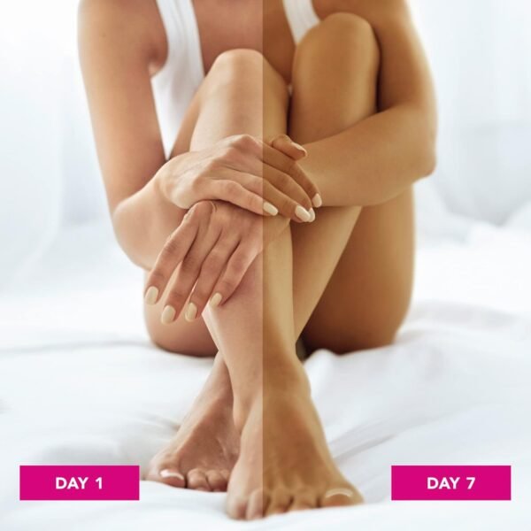 Jergens Natural Glow In Shower Lotion, Self Tanner for Fair to Medium Skin Tone, Sunless Tanning Wet Skin Lotion for Gradual, Flawless Color, 7.5 Ounce (Packaging May Vary)