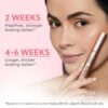 Lash & Brow Growth Serum - Hormone-Free Enhancer for Thicker, Longer Lashes & Brows in 2 Weeks - Organic, Vegan & Gentle 0.10 fl. oz / 3ml