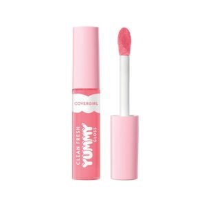 61rPlDOt5lL._SL1500_.jpg COVERGIRL Clean Fresh Yummy Lip Gloss, Sheer, Natural Scents, Vegan Formula - Havana Good Time