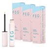 61rWwDGZYwL._SL1500_.jpg FEG Eyelash Enhancer Rapid Eyelash Growth Serum with Natural Ingredients | Lash Serum for Growing Naturally Thick, Full, and Long Eyelashes | Stimulates Natural Eyelash Growth | 3-Pack of 3ml Tubes