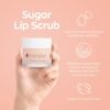 61rmOwPZ9eL._SL1500_.jpg Hanalei Vegan Sugar Lip Scrub Exfoliator - Hawaiian Cane Sugar, Kukui Oil & Shea Butter for Smooth, Hydrated Lips - Natural, Cruelty-Free Lip Care, Removes Dry Skin, Moisturizes & Softens (22g)