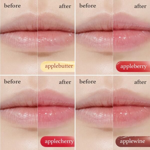 NOONI Vegan Applebutter Lip Mask Overnight – Hydrating Lip Balm & Butter with Shea Butter & Vitamins | Soothing Moisturizer, Softening Treatment for Dry Lips, 0.42 oz