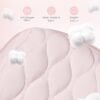 61syCF3BPZL._AC_SL1500_.jpg BAGSMART Makeup Bag, Travel Cosmetic Bag, Puffy Padded Make Up Bag for Women, Makeup Organizer Case, Wide-open Pouch Purse, Travel Essentials, Toiletries Accessories Brushes, Pink