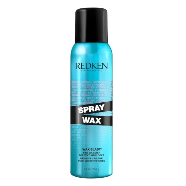 Redken Spray Wax Invisible Texture Mist For All Hair Types - High Impact Finishing Spray Wax, Adds Volumizing Body & Dimension With A Satin-Matte Finish