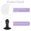 61u-OLQJQDL._SL1500_.jpg Hair Picks for Curly Hair, 1 Pcs Metal Hair Pick for Black Men Afro Pick Comb Detangling Wig Braid Hair Styling Tool for Women and Men