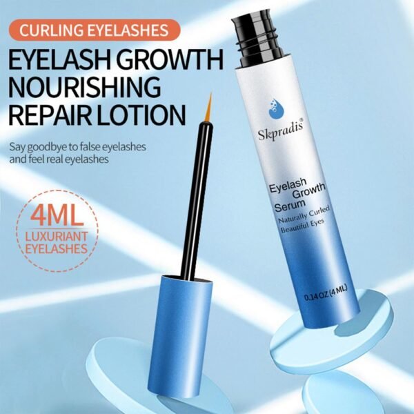 Advanced Lash Serum for Eyelash Growth: Eyelash Enhancing Serum to Grow Longer Fuller and Thicker Looking Eyelashes - Vegan & Cruelty-Free for Sensitive Eyes, 4mL