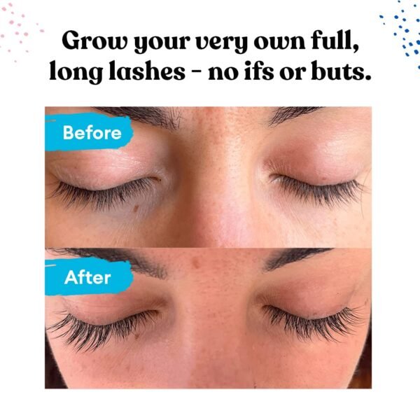 61vIoIsXJBL._SL1080_.jpg Silly George Eyelash Growth Serum for Thicker, Fuller, Longer & Bold Eyebrows, Premium Serum, Lashes & Brows Enhancer, (3ml, 0.1 Fl. oz)