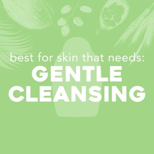 OGX Sensitive + Rose Water & Pink Sea Salt Exfoliating Body Scrub + Rose Quartz, Gentle Exfoliating Daily Body Wash Softens Skin, Body Scrub for Women, Sulfate-Free Surfactants, 19.5 fl oz