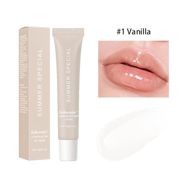 61vnRO1649L._SL1500_.jpg Summer Special Lip Butter Balm - Ultra-Hydrating, Nourishing Lip Care with Natural Ingredients, Shea Butter & Olive Butter, Soothes & Softens Dry Lips (#1 Vanilla, 0.5 Fl Oz (Pack of 1))