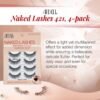 61w7mpUEOFL._SL1000_.jpg Ardell Naked Strip Lashes 421 – Natural-Looking, Long-Lasting False Eyelashes with Invisiband for Seamless Blend, 4 Pairs, 1-Pack