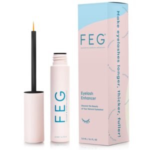 61wcK0qCaHL._SL1500_.jpg FEG Eyelash Rapid Eye Lash Growth Serum | For Lash and Brow | Creates Longer & Darker Eyelashes | Eyelash Enhancing Serum to Help Lengthen, Thicken and Darken Your Eyelashes | Single Pack