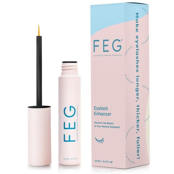 61wcK0qCaHL._SL1500_.jpg FEG Eyelash Rapid Eye Lash Growth Serum | For Lash and Brow | Creates Longer & Darker Eyelashes | Eyelash Enhancing Serum to Help Lengthen, Thicken and Darken Your Eyelashes | Single Pack