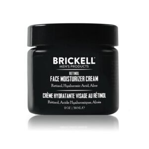 61wtrlE1CRL._SL1500_.jpg Brickell Men's Retinol Face Moisturizer Cream For Men, Natural & Organic, Anti-Wrinkle Face Night Cream with Retinol & Hyaluronic Acid To Reduce Fine Lines and Even Skin Tone, Fragrance-Free, 2 Ounce