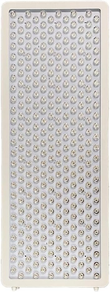 Bestqool Red Light Therapy Device, 4 Wavelengths Full Body Infrared Red Light Therapy, Elite Grade Dual Chip 300 LEDs, High Power Panel for Pain Relief, Muscle, Skin, Energy. 500W. Modular Design.