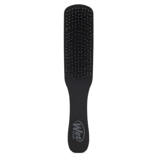 Wet Brush Detangling Hair Brush for Men, Black, Stimulates Scalp & Beard for Fuller Stronger Hair, Intelliflex Detangler Help Bristles Promote Growth & Protect from Breakage, Pain-Free