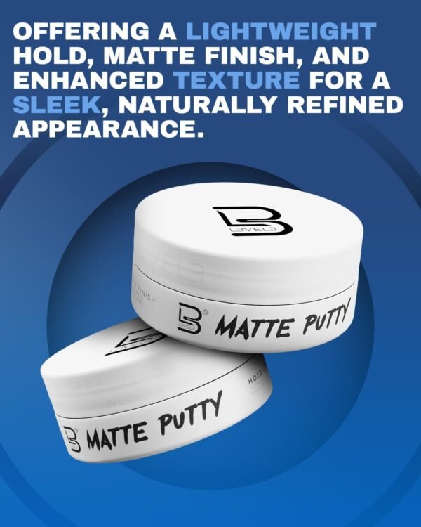 61y58A2wAnL._SL1500_.jpg L3 Level 3 Matte Putty - Grooming Hair Product for Women and Men - Hair Texturizing Putty with Matte Finish