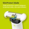 Philips Norelco OneBlade Intimate, Designed for Pubic Grooming, Trim & Shave with Extra Skin Protection, Waterproof, Model QP1924/70