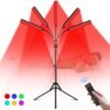 Red Light Therapy for Face Body, 5 Heads Red Infrared Light Therapy Device, 7Colors Full Body Red Light Therapy Devices, 660nm and 850nm Near Infrared for Face,Muscle,Body,Skin
