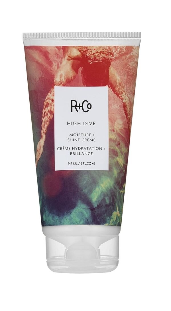 R+Co HIGH DIVE Moisture + Shine Crème | Leave-In Hydrating Cream for Smooth, Frizz-Free Hair | Adds Softness, Shine & Manageability | Vegan & Color-Safe