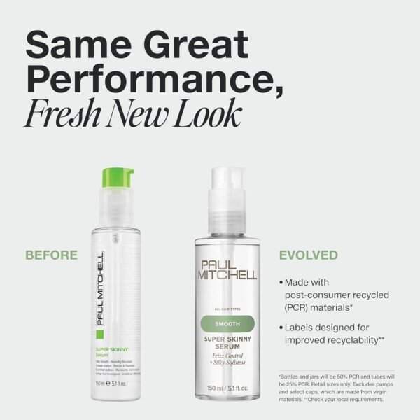 Paul Mitchell Super Skinny Serum Blowout Primer, Speeds Up Drying Time, Humidity Resistant, For All Hair Types