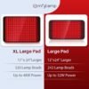 Comfytemp 24'' x 17'' Large Red Light Therapy Pad for Body, 320 LEDs FSA HSA Eligible Near Infrared Light Therapy Pad, 48W Light Wrap for Back Waist Joint Muscle Pain Relief, 660nm & 850nm