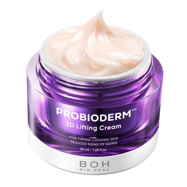 Probioderm 3D Lifting Cream 1.7 fl oz | Advanced Korean Anti-Aging Probiotic Facial Night Cream with 17-Peptide Complex & Patented Probioderm for Wrinkles on Face and Neck
