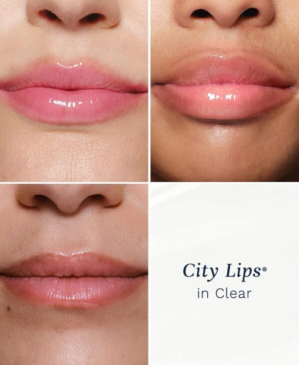71-5zOMpFhL._SL1500_.jpg City Beauty City Lips Clear - Plumping Lip Gloss - Hydrate & Volumize - High Shine Lip Plumper - Hyaluronic Acid & Peptides Visibly Smooth Lip Wrinkles - Cruelty-Free