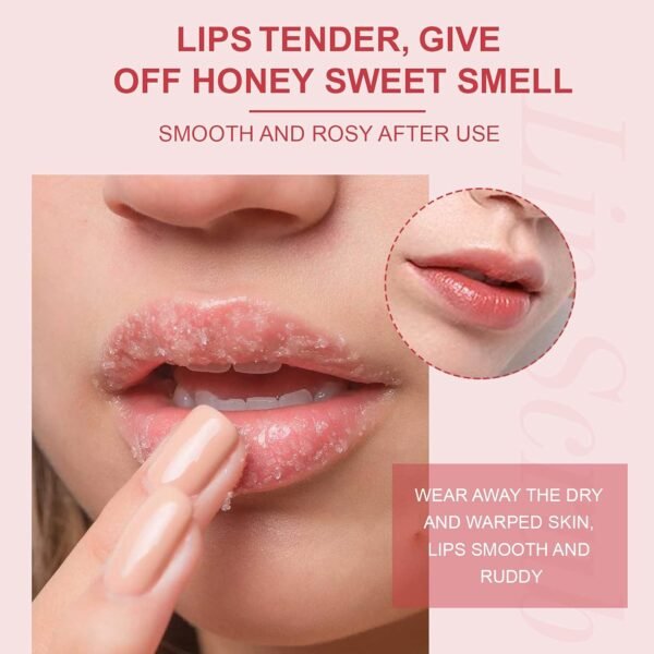 71-R-nHSIwL._SL1500_.jpg Strawberry Lip Scrub & Repair, Exfoliator & Moisturizer for Chapped, Dry and Flaky Lips