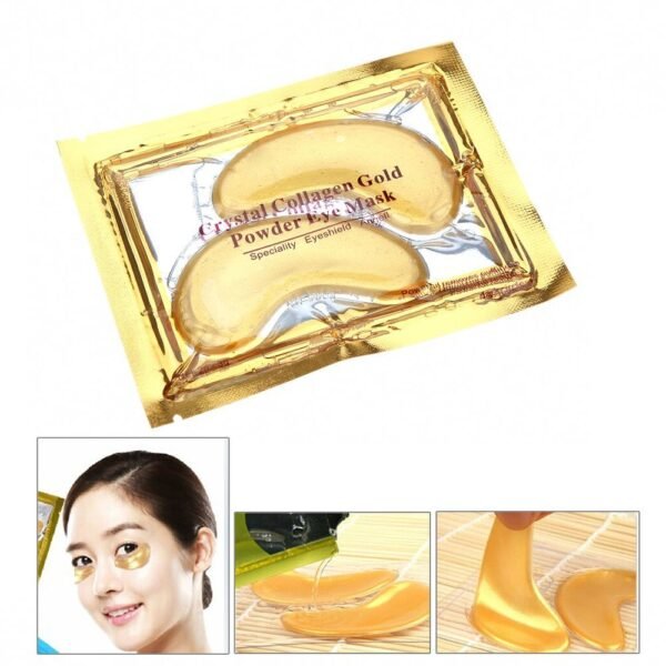 71-YKtkJvqL._SL1000_.jpg AICHUN BEAUTY 24K Gold Powder Gel Collagen Eye Mask Masks Sheet Patch Anti Ageing Remove Bags Dark Circles Puffiness Anti Wrinkle Moisturizing Hydrating Remove Blemishes Blackheads (30 pairs)