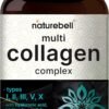 ﻿Multi Collagen Pills (Type I, II, III, V, X), 300 Capsules - Plus Hyaluronic Acid, Biotin, Vitamin C, & Probiotics | 5 Hydrolyzed Collagen Peptides – Hair, Skin, Nail, Joint, & Gut Health Support