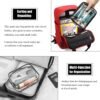 71-gME9v3zL._SL1500_.jpg MODENGKONGJIAN TSA Approved Toiletry Bag, 3 Pcs Clear Toiletries Bags Quart Size Travel Makeup Cosmetic Bag for Women Men, Carry on Airport Airline Compliant Bag (Black)