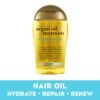 OGX Renewing + Argan Oil of Morocco Penetrating Hair Oil Treatment, Moisturizing & Strengthening Silky Oil for All Hair Types, Paraben-Free, Sulfated-Surfactants Free, 3.3 fl oz