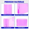 710T-byL1HL._AC_SL1500_.jpg 6 Pack Clear Cosmetic Bag Makeup Bags Toiletry Bag with Zipper and Handle, TSA Approved Clear Organizer Bags, PVC Cosmetic Pouch for Women and Men Fit Carry-on Travel Essentials