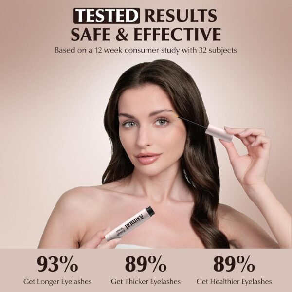 Lash Serum for Eyelash Growth - Advanced Eyelash Growth Serum for Longer, Thicker & Fuller Lashes - Nourishing Vegan Formula, Cruelty-Free & Safe for Sensitive Eyes (5ml)