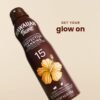Hawaiian Tropic Dry Oil Tanning Spray Sunscreen SPF 15, 6oz | Protective Sun Tanning Oil with SPF 15 Sunscreen, Oxybenzone-Free, 6oz