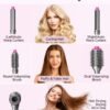 711WcnFZQtL._AC_SL1500_.jpg 5 in 1 Hair Dryer Brush WindBlow Magic Styler, 110,000 RPM High-Speed Turbo Blow Dryer Brush, Professional 500 Million Negative Ionic Hair Dryer, Fast Drying for Curling Volumizing Air Styling
