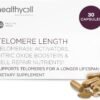 Healthycell Telomere Length Supplement - Anti-Aging Telomere Lengthening Supplements with Phytonutrients & Vitamins for Cellular Health - AC-11, Astragalus & Resveratrol - 30 Capsules