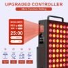 Red Light Therapy Panel for Body, Quad Wave 660nm 850nm 630nm 940nm Near Infrared Light Therapy Panel, Portable 60 Dual Chip LED Device with 105W of Power, for Pain Relief, Skin Health, Improve Sleep
