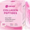 Collagen Peptides Powder, with Prebiotics & Cranberry Extract -Hydrolyzed Collagen Peptides Support Hair, Skin, Nail, Bone & Digestive Health, Grass Fed, Non-GMO, for Women & Men