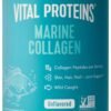 Vital Proteins Marine Collagen Peptides Powder Supplement for Skin Hair Nail Joint - Hydrolyzed Collagen - 12g per Serving - 7.8 oz Canister
