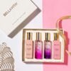 712Et0GMm-L._SL1500_.jpg BellaVita Luxury Women's Perfume Gift Set (4x20ml) | Notes of Floral, Sweet, Spicey Red Fruit, Vanilla & Musk | DATE, SENORITA, GLAM & ROSE | French Parfum Collection Gift Set