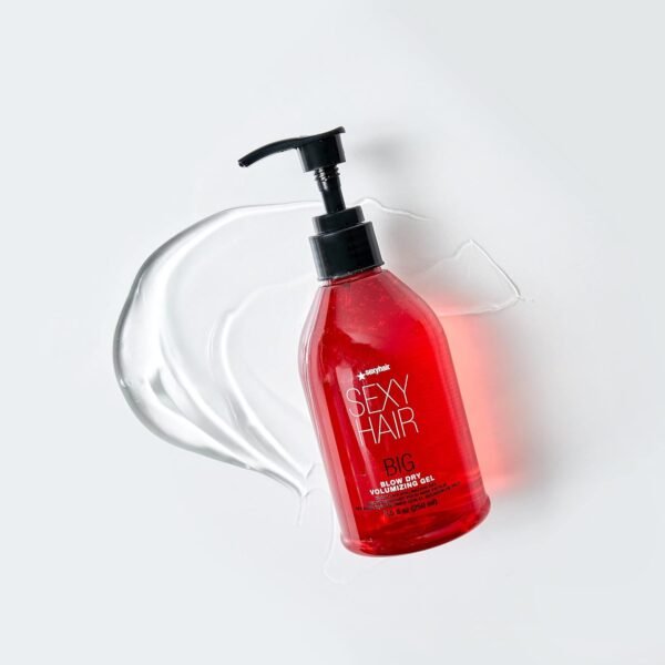 SexyHair Big Blow Dry Volumizing Gel | Added Volume with Hold | Up to 72 Hours of Humidity Resistance | All Hair Types