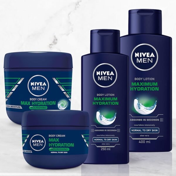 Nivea Men Max Hydration Body Cream 13.5 oz
