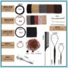 712SoMJmS5L._SL1500_.jpg FANDAMEI Hair Accessories Kit - Elastic Hair Ties, Cotton Bands, Rubber Bands, Hair Pins, Rat Tail Comb for Women