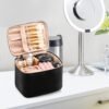 712evsdtZiL._SL1500_.jpg OCHEAL Makeup Bag, Large Capacity Travel Make Up Bag for Cosmetics Vertical Storage,Toiletry Bag for Skincare Makeup Organizer Bag