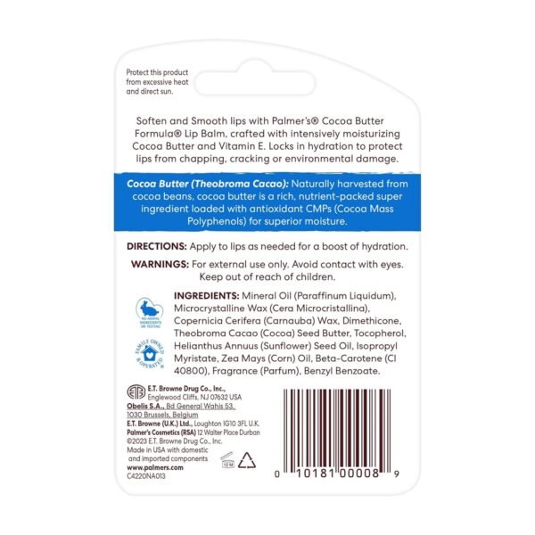 712lW0fPvqL._SL1500_.jpg Palmer's Coco Butter Formula Lip Balm, 0.15 Ounce