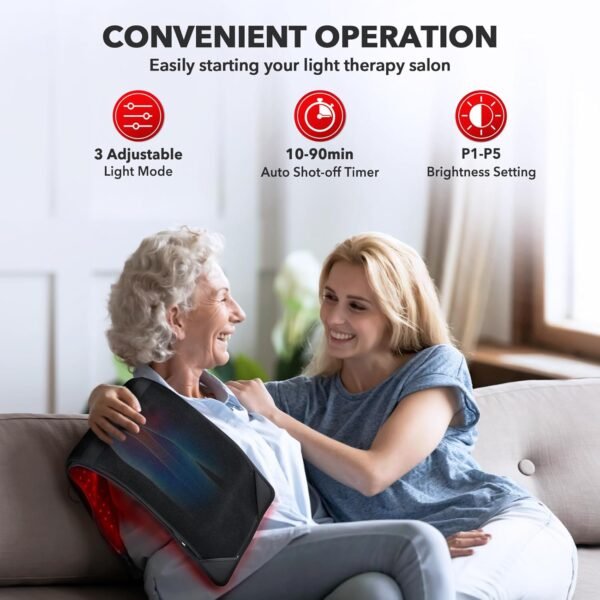 Red Light Therapy for Body, 31.5" * 11.8" Red Light Therapy Pad, Dual Chip Grade 360 LEDs 660nm & 850nm Infrared Light Therapy for Body Back Waist Shoulder Knee Joint Pain Relief, Gift for Women Men