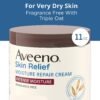 713juj3xdPL._SL1500_.jpg Aveeno Skin Relief Intense Moisture Repair Body Cream with Triple Oat & Shea Butter Formula, Helps Relieve & Restore Extra-Dry Skin with Long-Lasting Moisture, Fragrance-Free, 11 oz